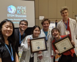 Outreach Team 1st Place at National AIChE Competition